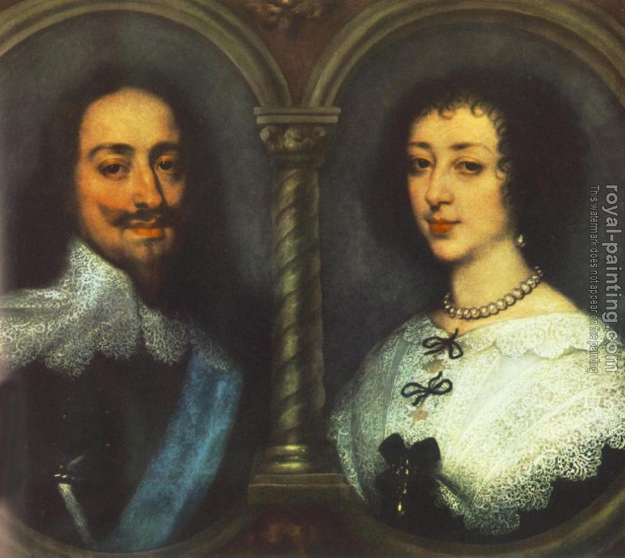 Anthony Van Dyck : Charles I of England and Henrietta of France
